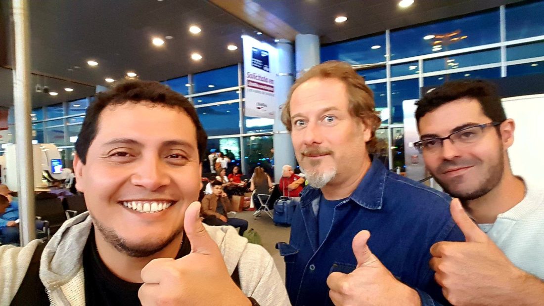 Gabriel Lazo, Antonio Ramos y Angel Ochoa