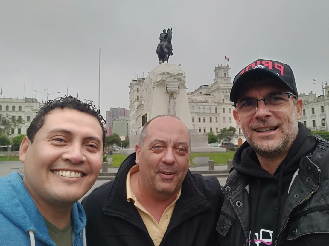 Gabriel Lazo, Santiago Lopez y Yago Hansen