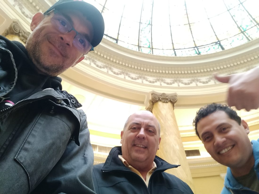 Yago Hansen, Santiago Lopez  y Gabriel Lazo