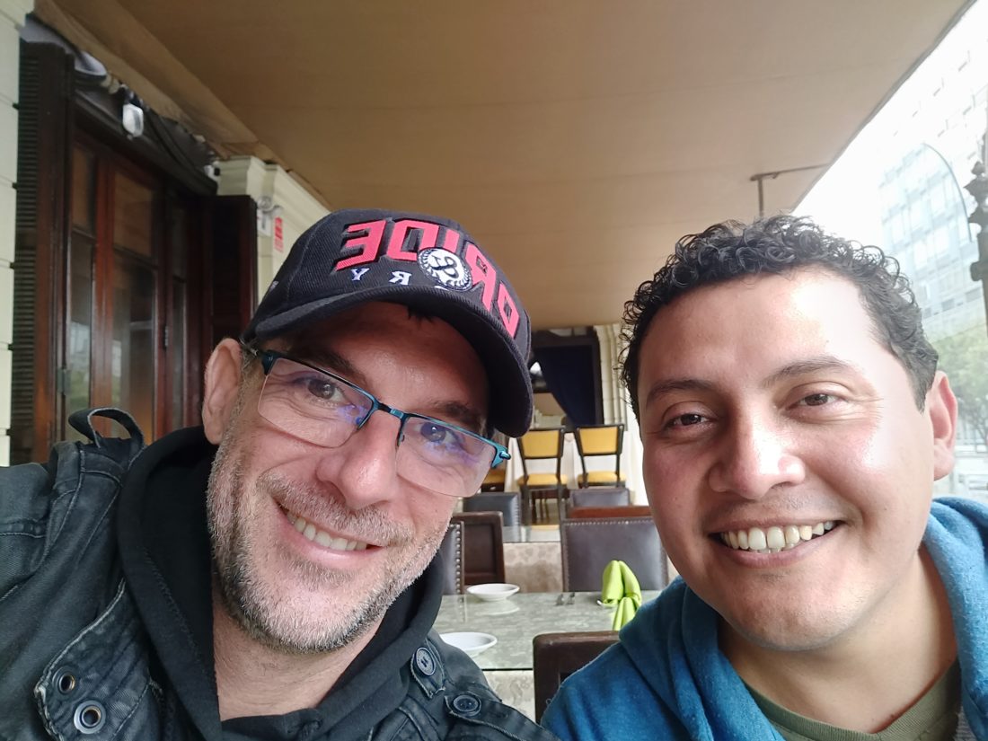 Yago Hansen y Gabriel Lazo