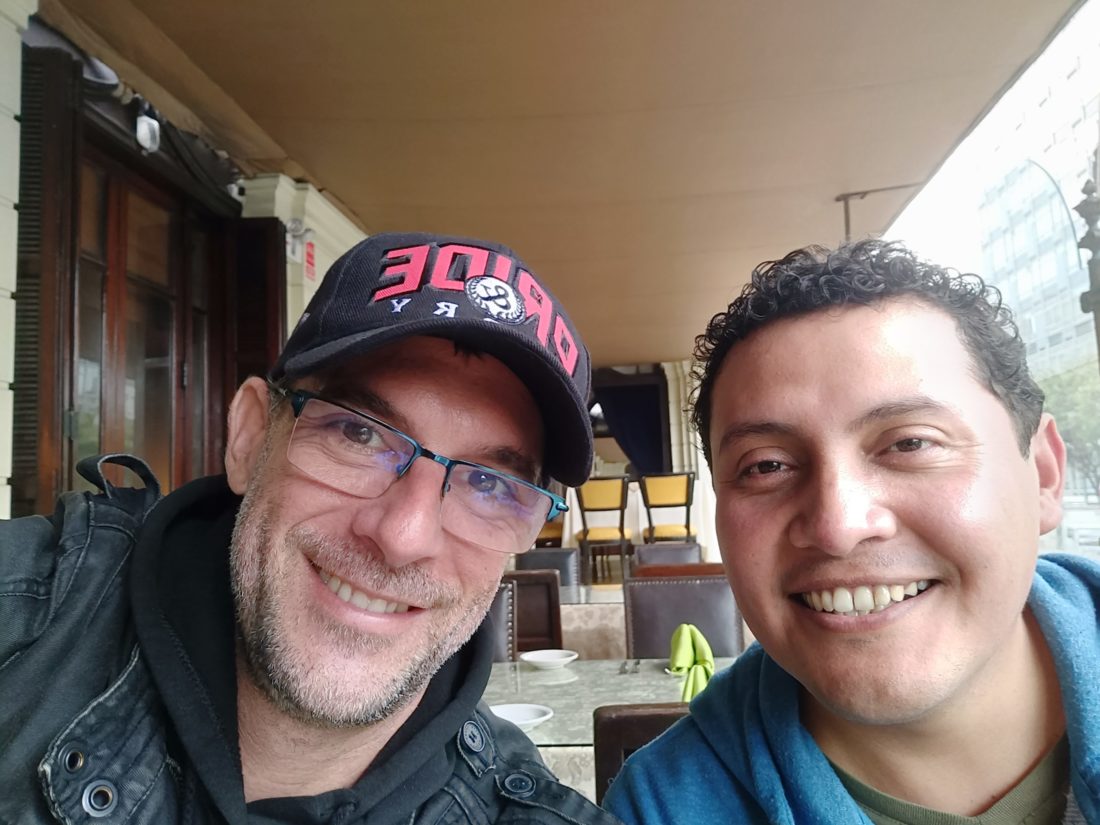 Yago Hansen y Gabriel Lazo