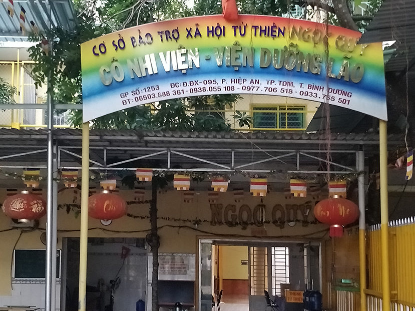 Ngoc Quy orphanage in South Vietnam