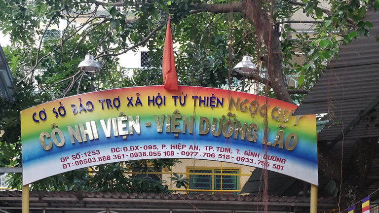 Ngoc Quy orphanage in South Vietnam