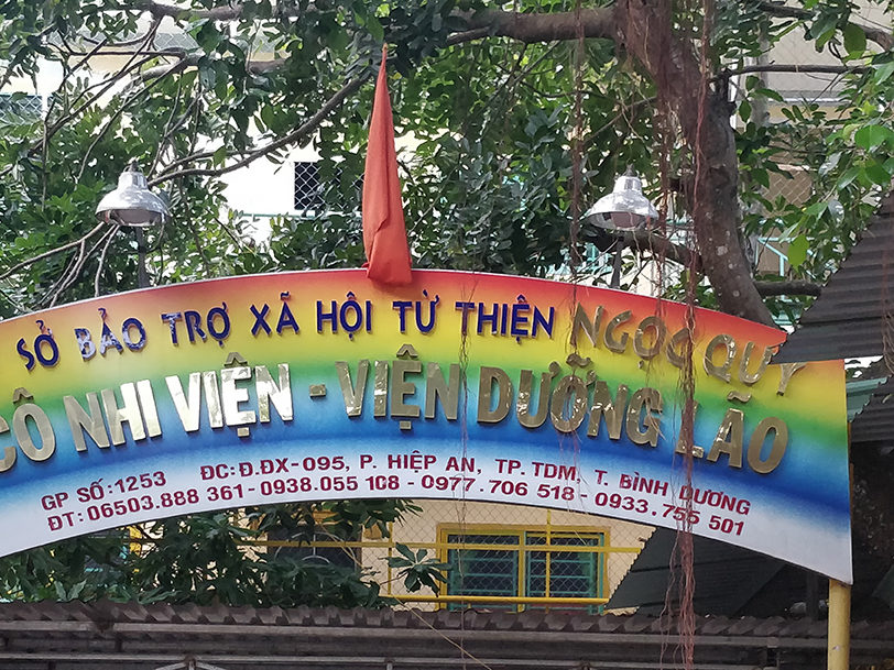 Ngoc Quy orphanage in South Vietnam