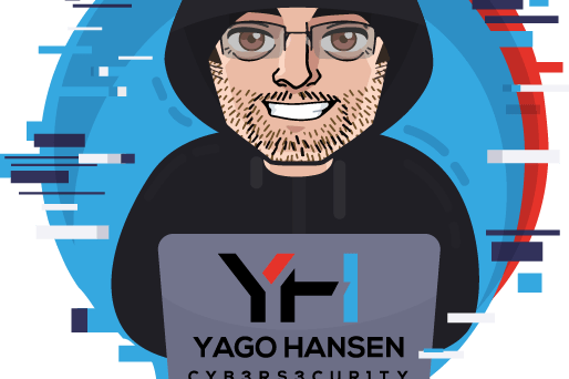 logo capucha V8 diario de un hacker en negro Yago Hansen avatar